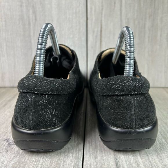 Alegria Kim 676 Lace Up Sneaker Black Lace Comfort Sneaker Womens Size 7 EUR 37 - Picture 7 of 10